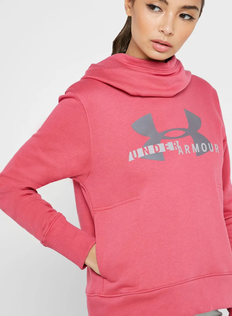 UNDER ARMOUR Sportstyle Fleece Logo Hoodie
