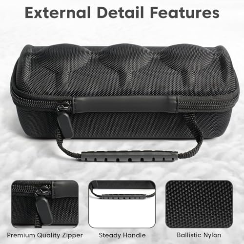 Zeinwap Travel Watch Case Organizer Watch Box with Zipper Heavy Duty Nylon Exterior, Travel Friendly Case Fits All Wristwatches & Smart Watches Up to 60MM Compatible for Apple Watches (3 Slot Zipper) - Image 4
