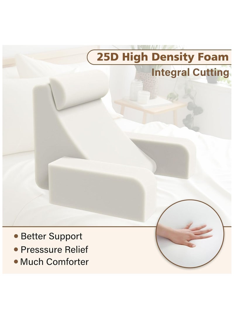 Reading Pillow for Sitting in Beds Adult, Back Pillow for Beds Sitting up, Reading & Bed Rest Pillows for Watching TV, Reading, Gaming, Resting in Bed, Couch or Floor  - Image 3
