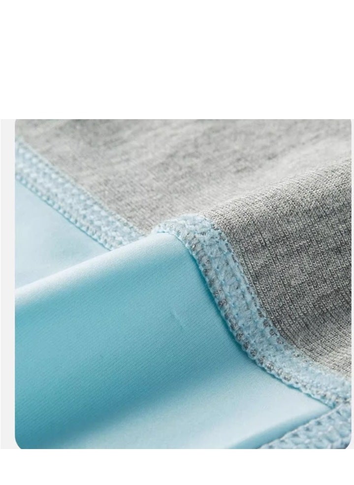 MIIOW - (Three piece set) Ice Silk Men's Underwear Summer Thin New Flat Corner Pants Men's Trackless One Piece Four Corner Shorts - Image 1
