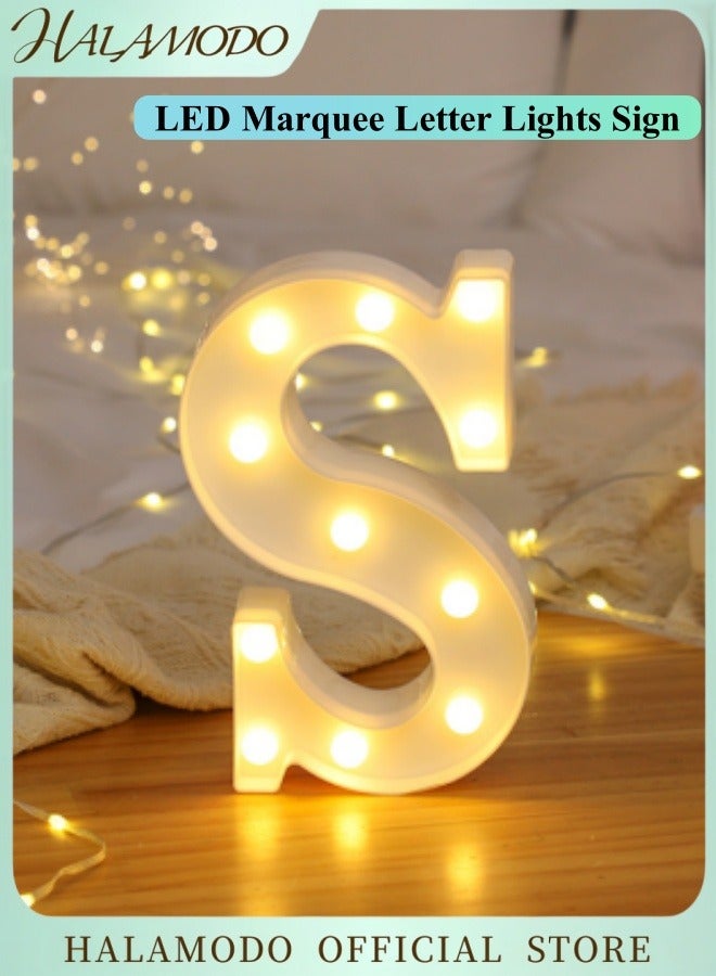 هالامودو لافتة حروف LED مضيئة بحروف أبجدية لإضاءة ليلية لحفلات الزفاف وأعياد الميلاد والحفلات المنزلية وتزيين البار - Image 1
