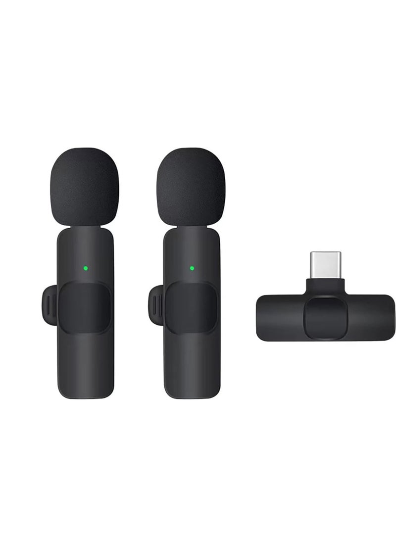 ELTRAZONE Wireless Lavalier Microphone for USB C Smartphone, Plug and Play Mini Mic for YouTube TikTok Live Streaming Gaming K Song Recording Auto Noise Reduction - Image 1
