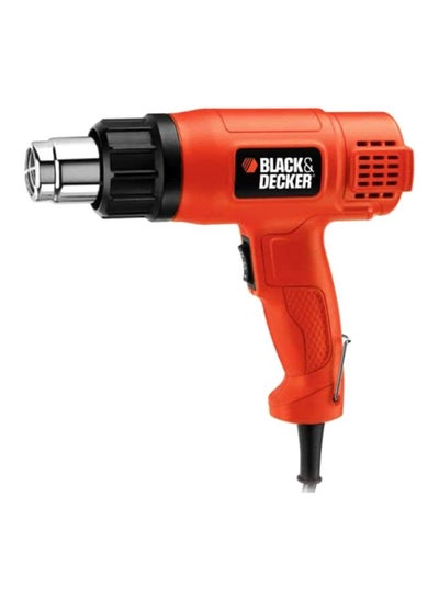 BLACK+DECKER 1750W Corded 2 Mode Heat Gun for Stripping Paint, Varnishes & Adhesives, Orange/Black - KX1650-B5, Orange/Black