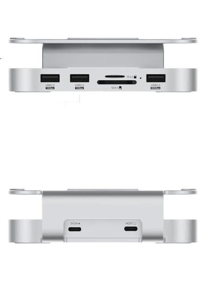 Hagibis Macmini M4 Expansion Dock Hard Drive Enclosure Apple Mini Host Base External Hard Drive Expansion Dock For Thunderbolt 4/5 Interface Usb Expansion Desktop Stand Accessories - Image 3