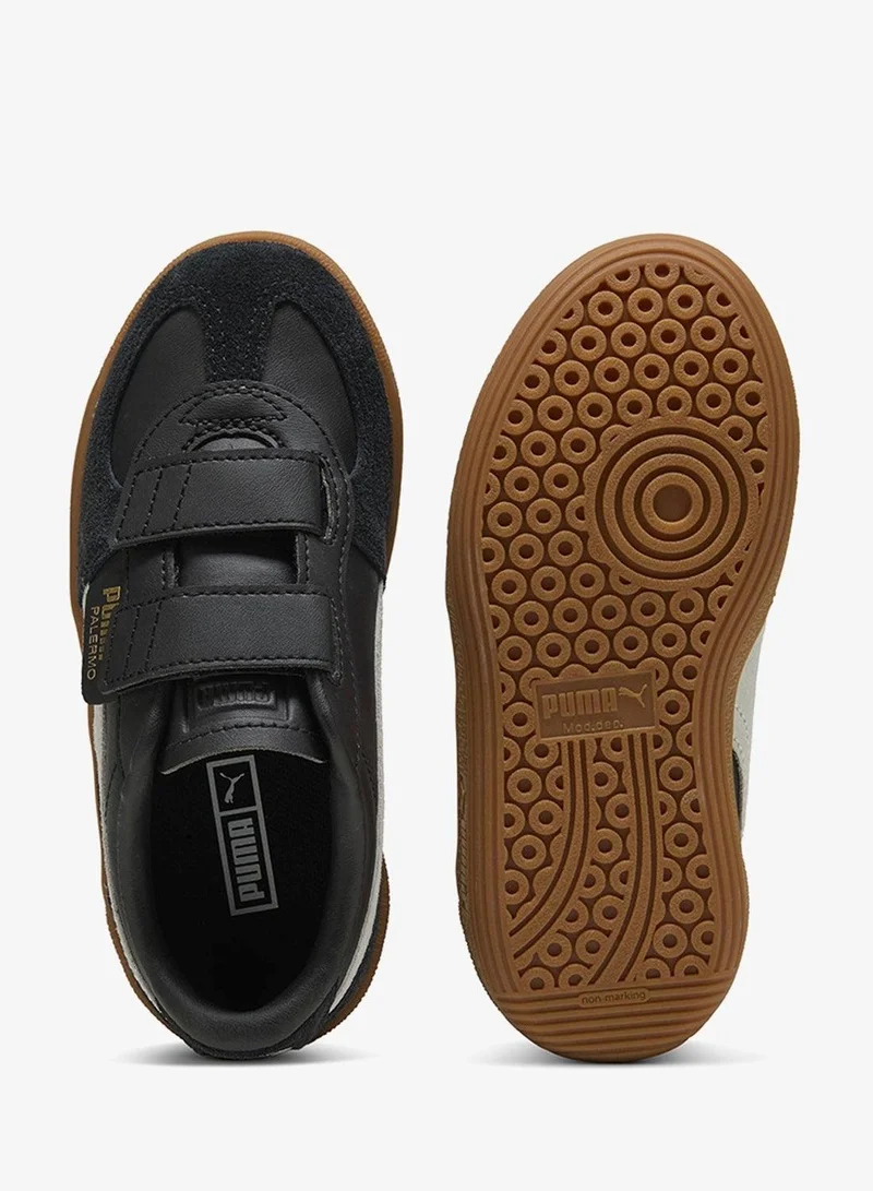 Puma PUMA Black-Feather Gray-Gum Kids Palermo Lth V Ps  | Best Price UAE