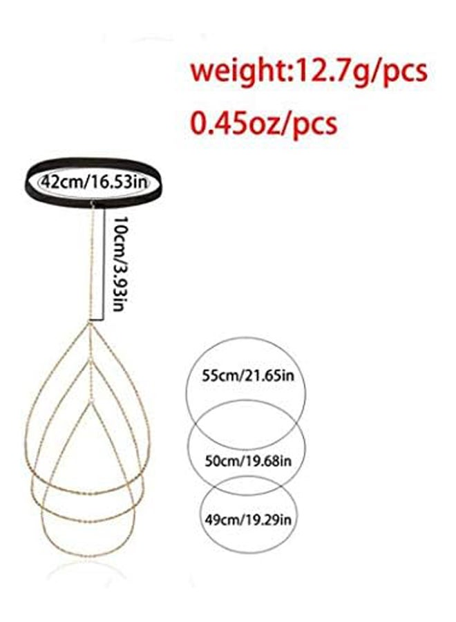 بوهو الطبقات الساق سلسلة الذهب مثير الفخذ سلسلة فا - Image 3
