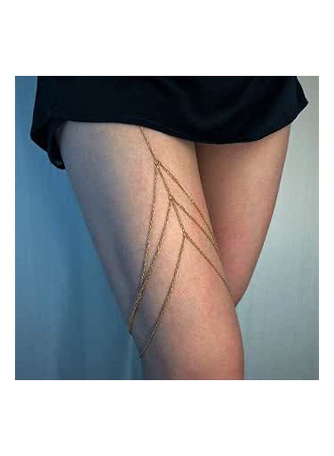 بوهو الطبقات الساق سلسلة الذهب مثير الفخذ سلسلة فا - Image 1