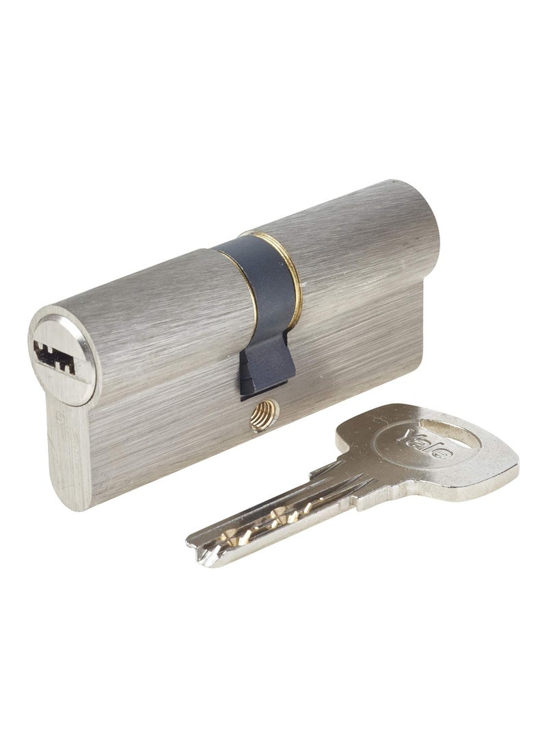 Yale 1000 Series Double Euro Cylinder 70mm Polished Brass  Dimple Key, Medium Security,10-1002-3535-00-02-11  - Image 1