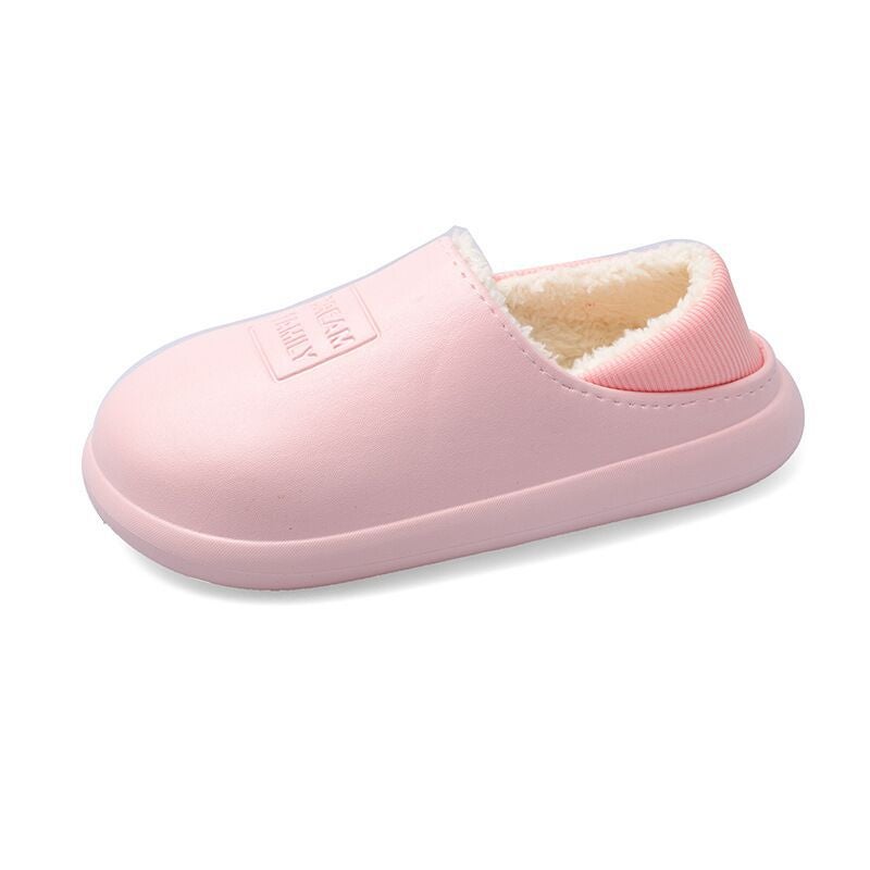 2012 New Cotton Shoes For Couples, Plush Warm Dual-Use Fur-Lined Waterproof Slippers With Thickened And Warm Design - Image 1