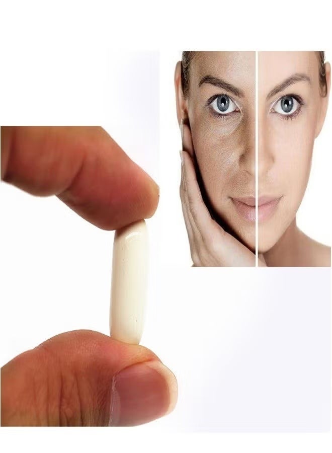 DAZZEL Whitening Pills 60 Capsules 5000 Mg Effective Skin Lightening Supplement Dark Spots Melasma And Acne Scar Remover - Image 2