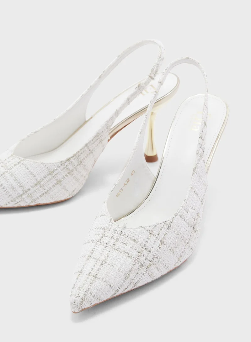 ايلا Tween Pointed Sling Back Pump