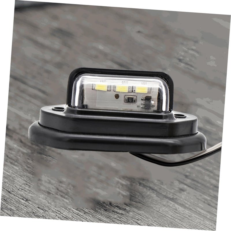 Unomor 10 قطع من أضواء المؤشر الجانبية المصنوعة من الصمامات الثنائية الباعثة للضوء (LED)، للشاحنات والمقطورات والكارافانات، بلون أسود متين وسهلة التركيب. - Image 4