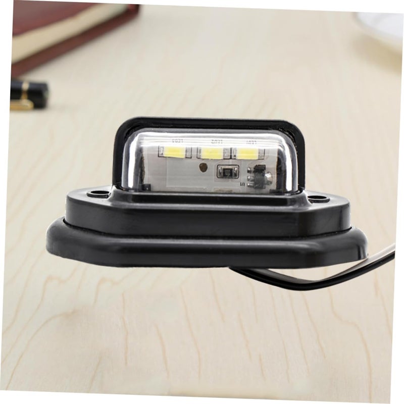 Unomor 10 قطع من أضواء المؤشر الجانبية المصنوعة من الصمامات الثنائية الباعثة للضوء (LED)، للشاحنات والمقطورات والكارافانات، بلون أسود متين وسهلة التركيب. - Image 5