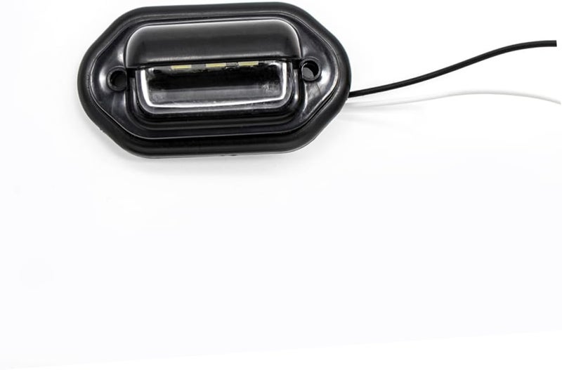 Unomor 10 قطع من أضواء المؤشر الجانبية المصنوعة من الصمامات الثنائية الباعثة للضوء (LED)، للشاحنات والمقطورات والكارافانات، بلون أسود متين وسهلة التركيب. - Image 3