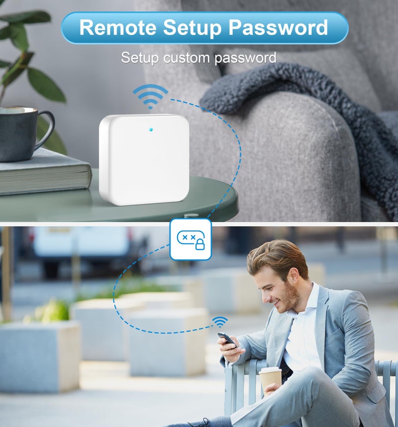Veise G2 Gateway, Smart Deadbolt Wi-Fi Gateway, Remote Control, Compatible with DD Lock APP and TT Lock APP Remote Control - Image 3