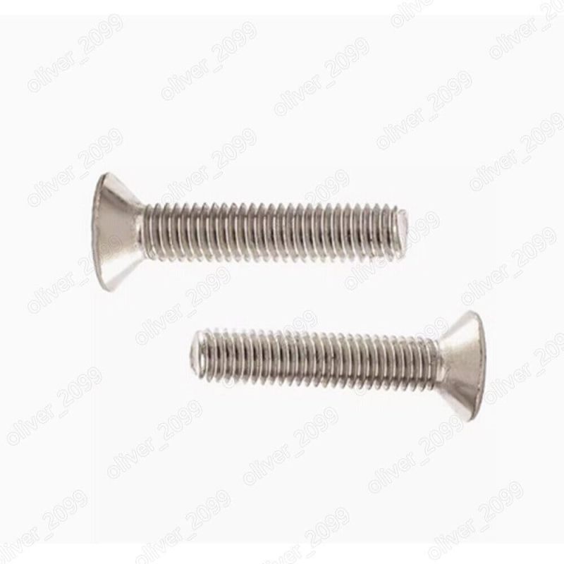 12.9 Steel Bolts - 10pcs M7-1.0 x 60mm Countersunk Flat Head Bolts - Nickel Plated Hex Socket Screws for Automotive Machinery Industrial Fabrication - Image 4