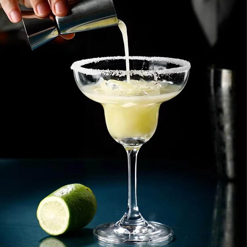 Melbify Melbify Margarita Glasses Set of 2 450 ml Martini Glasses Cocktail Glasses for MargaritaMartiniCocktails Fancy Unique Imported  - Image 5