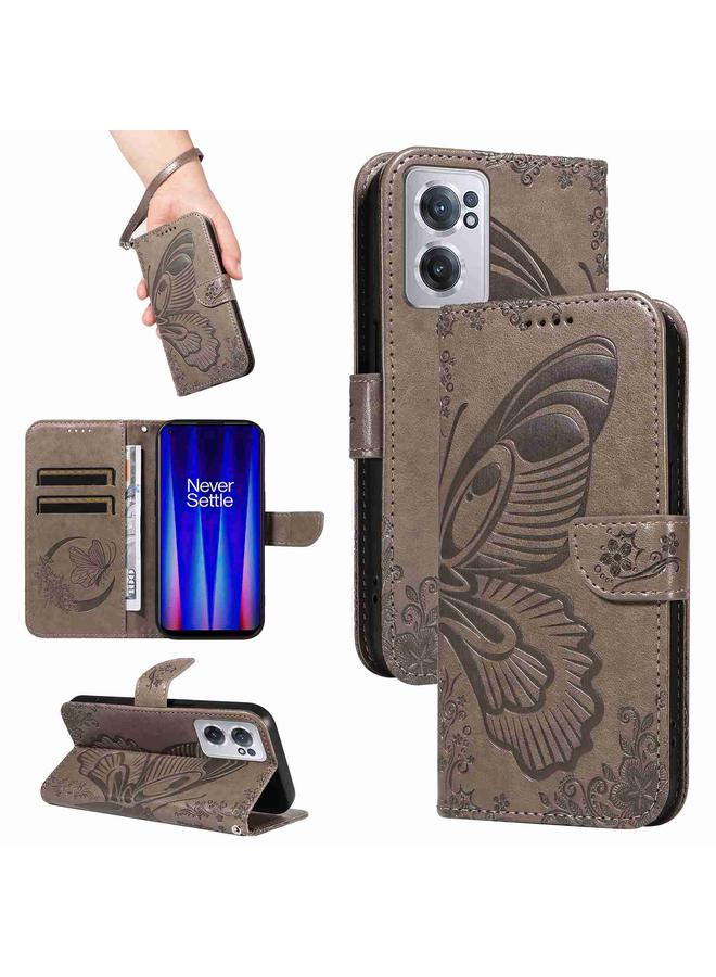 S-TOP Case For OnePlus Nord CE 2 5G Swallowtail Butterfly Embossed Leather Phone Case - Image 1