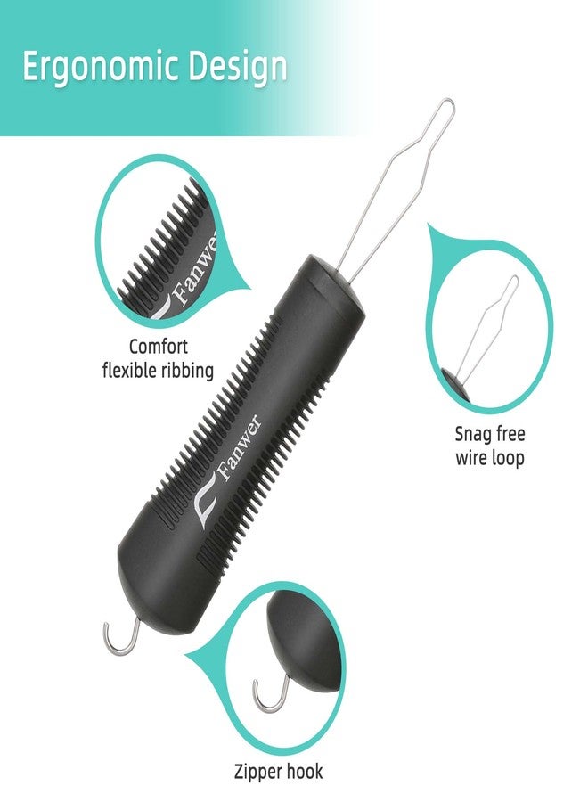 Fanwer Button Hook, Button Helper Tool for Elderly, Wedding Dress Button Hook Tool, Button Assist Tool for Seniors, Arthritis, Stroke, Parkinson's or Other Disability - Image 3
