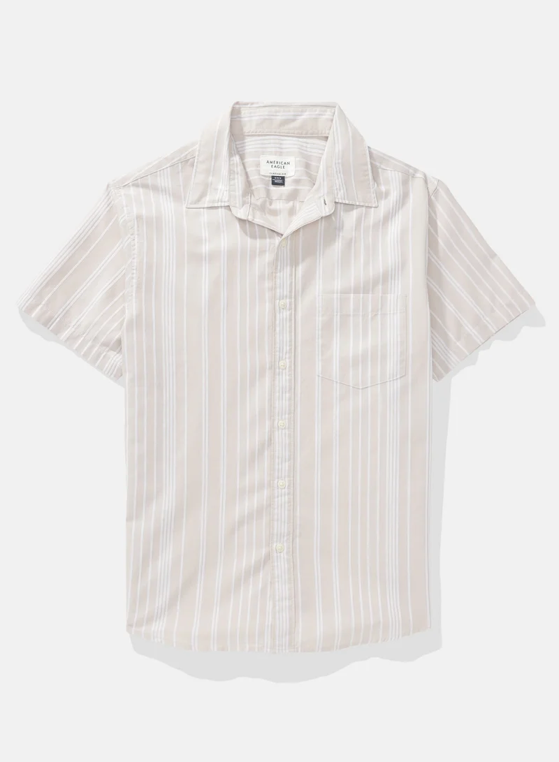 American Eagle AE Poolside Button-Up Shirt