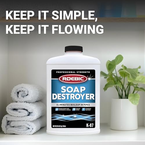 Roebic K-87-SD, Grease And Paper Digester: Exclusive Bacteria Eliminates Buildup in Septic Tank Pipes - 32 Fl Oz (Pack of 1) - Image 5