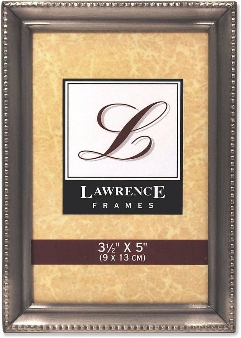 Lawrence Frames Bead Border Design, 3.5x5, Pewter - Image 4