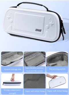 Generic Carrying Case For PS5 PlayStation Portal remote player Shockproof Portable Storage Bag Anti Scratch Travel Storage Case with Mesh Pocket for PlayStation Portal Console- Easy Clean Case  - Image 2