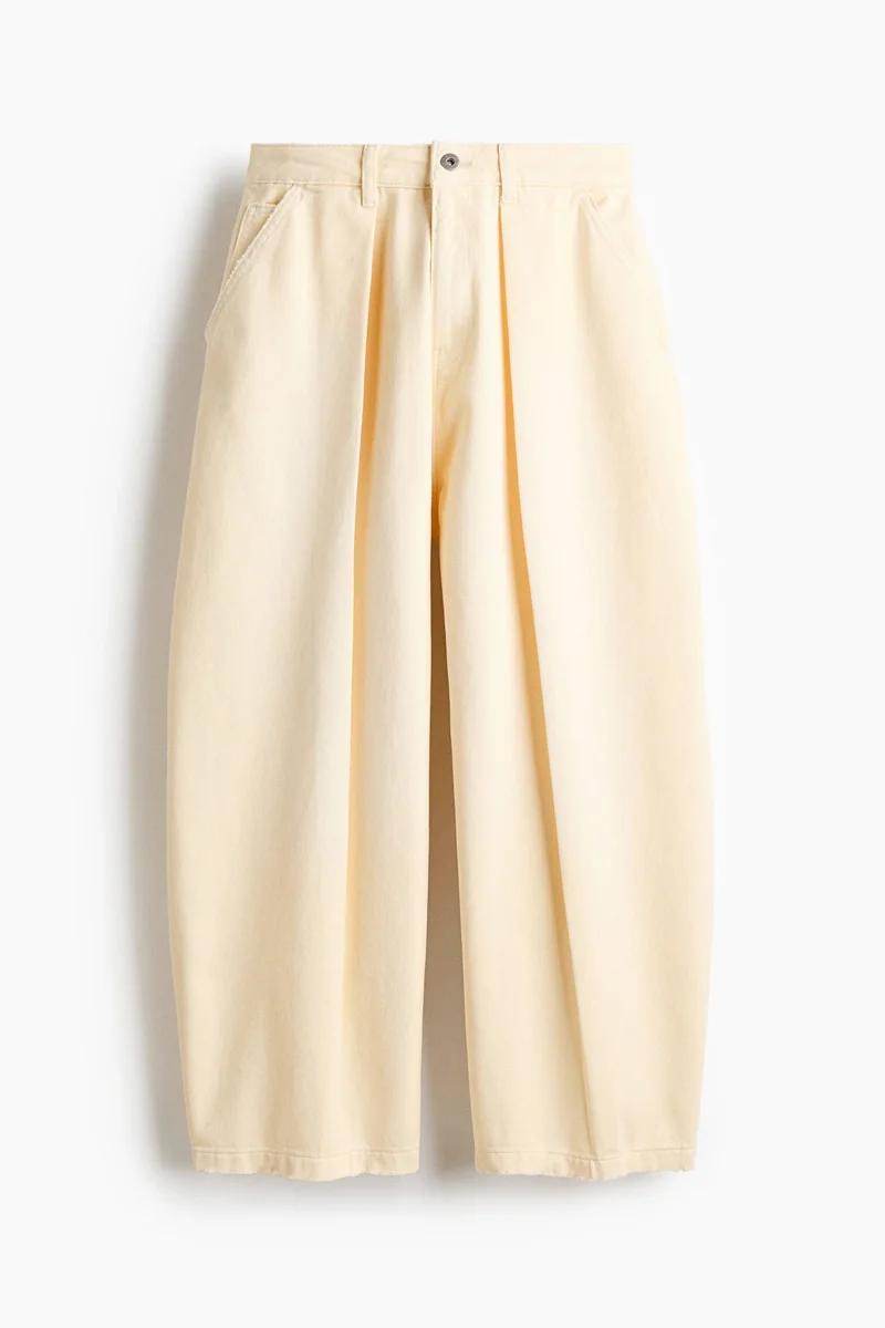 H&M  Barrel Leg Regular Waist Jeans for Women | Best Price UAE