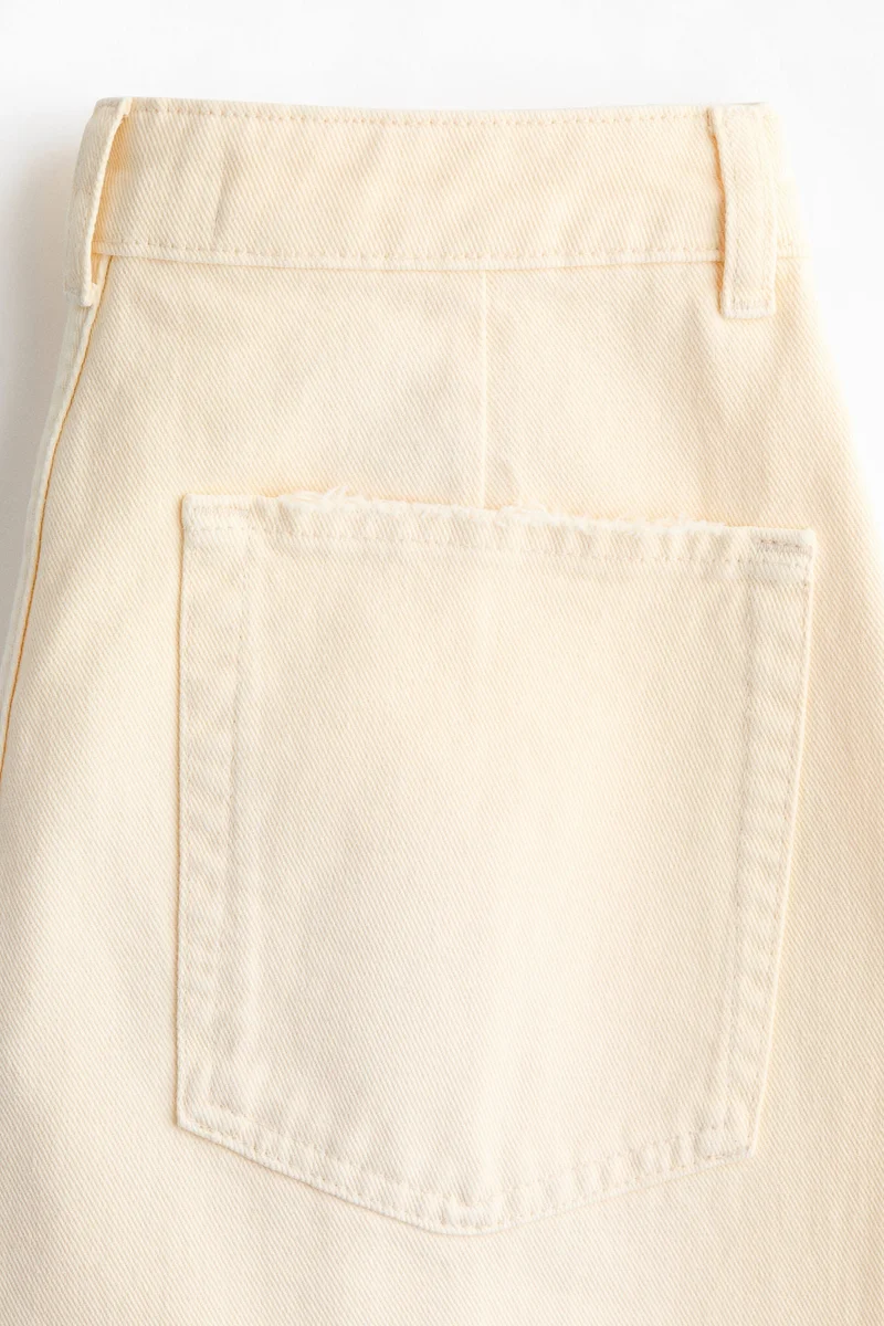 H&M  Barrel Leg Regular Waist Jeans for Women | Best Price UAE
