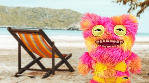 Fuggler Vacay Vibes by ZURU, Funny Ugly Monster, Plush, Collectible, Toy (Mr Buttons - Multi) - Image 5