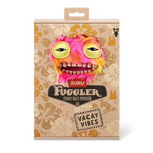 Fuggler Vacay Vibes by ZURU, Funny Ugly Monster, Plush, Collectible, Toy (Mr Buttons - Multi) - Image 2