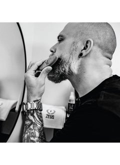Zeus Vegan Pocket Beard Brush, Soft Bristle & Animal-Free Grooming Brush For Taming & Styling Beard - Made In Germany (N73)  - Image 3