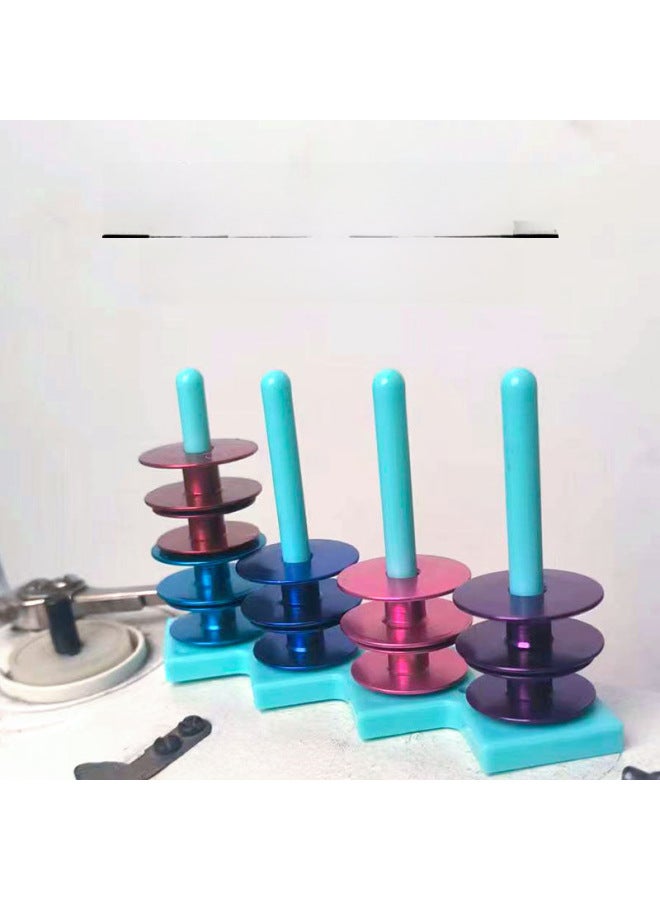 Magnetic Wire Core Rack Special Bobbin Rack For Clothing Sewing Machine Bobbin Storage Rack Without Installation And Convenient Storage-Color:Matcha Green (four Pillars)  - Image 1