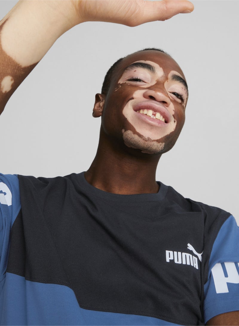 بوما تيشرت Power بألوان متعددة للرجال - Image 4