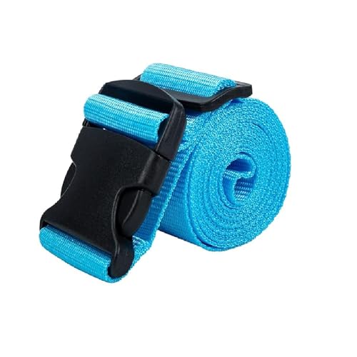 Dayalu Pack of 1 Luggage Strap | Luggage Belt for Suitcase & Trolley Bags | Travel Belt with Quick Release Adjustable Buckle for Suitcase - Blue - Image 3