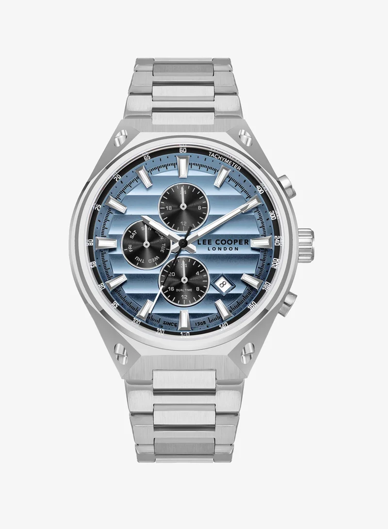 Lee Cooper Men's Metal Multi Function Watch LC08026.390 - 45 mm