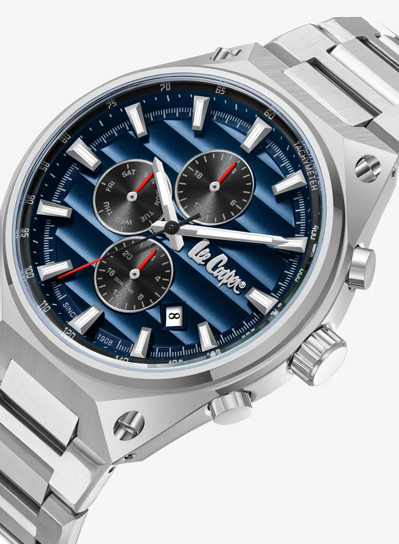 Lee Cooper Men's Metal Multi Function Watch LC08026.390 - 45 mm