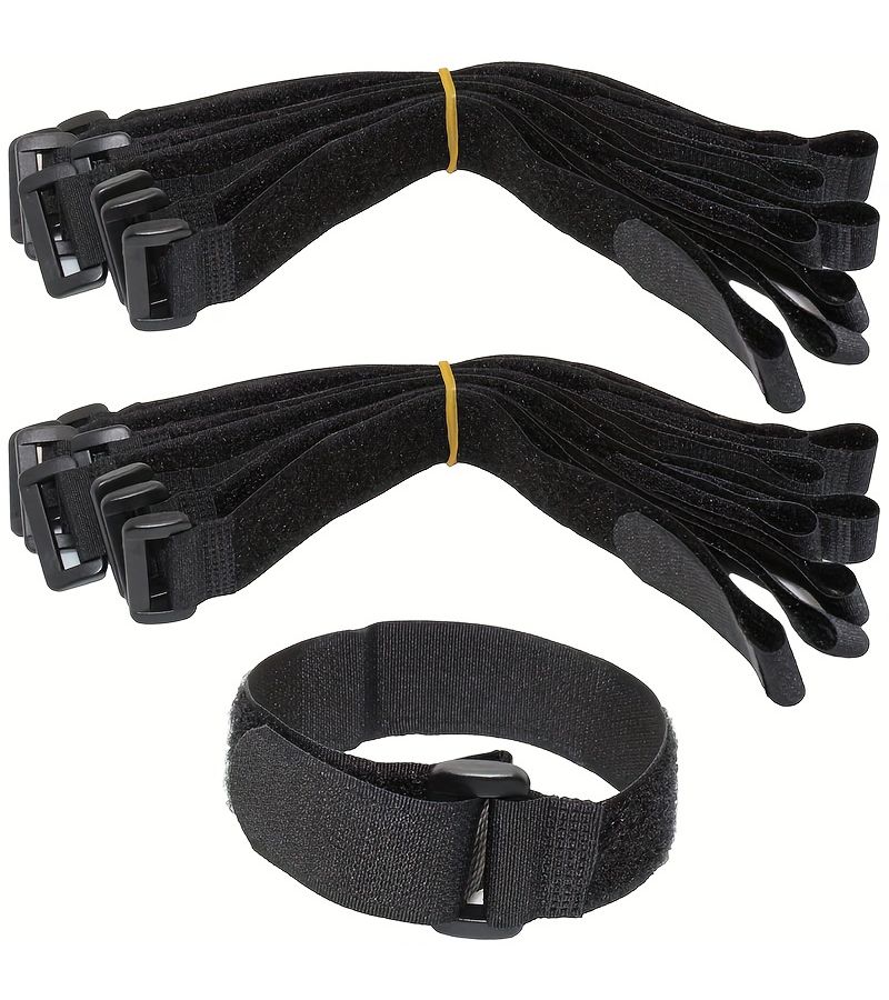 50pcs Reusable Cable Ties Fastening Straps Connectable Multi Piece Set - Image 4