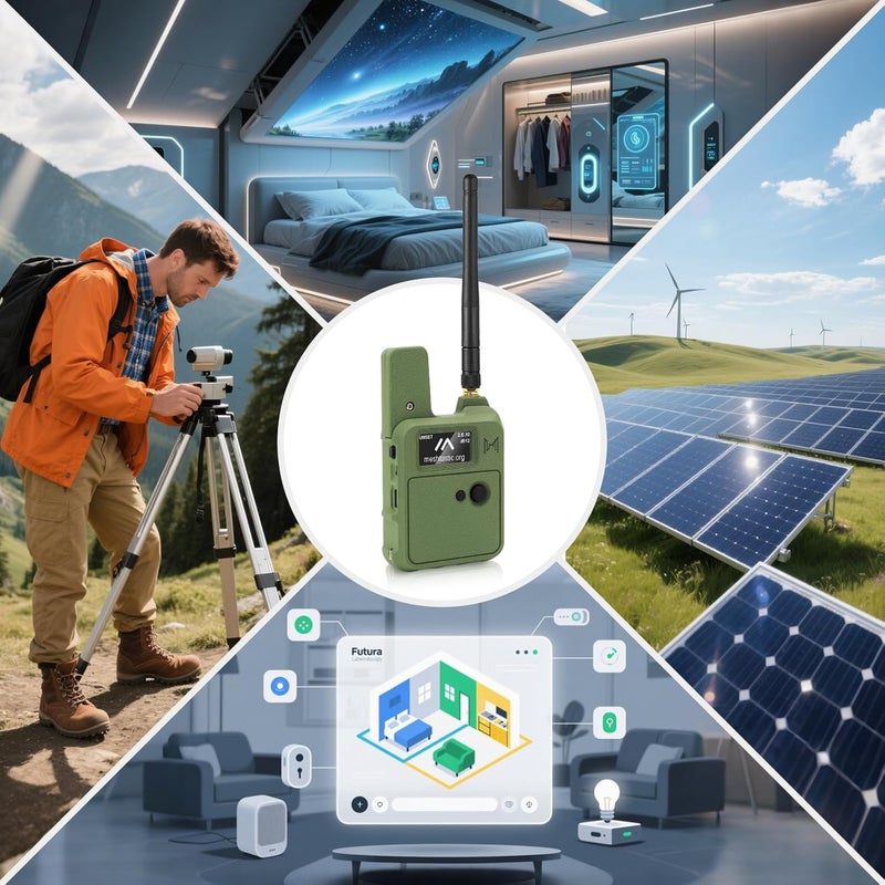 لوحة Wio Tracker L1 مع بطارية 3000 مللي أمبير ومجموعة العلبة - مجموعة وحدة Wio SX1262 nRF52840 لـ AR Duino Meshtastic LoRa، بلوتوث 5.0، GPS GNSS شاشة OLED 1.3 بوصة، بطارية Type-C، شحن شمسي (N37، أخضر) - Image 5