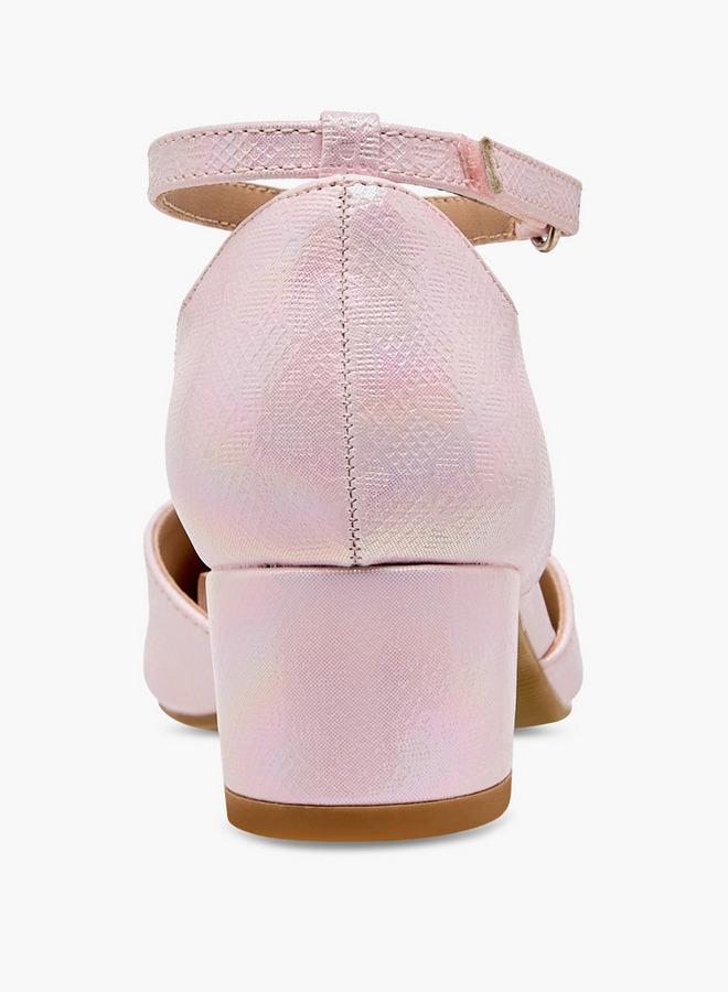 Flora Bella By Shoexpress Flora Bella Girls Block Heel Shoes - Image 5