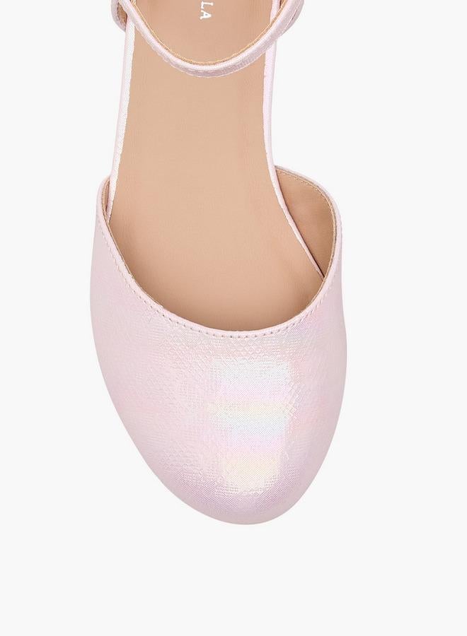 Flora Bella By Shoexpress Flora Bella Girls Block Heel Shoes - Image 4