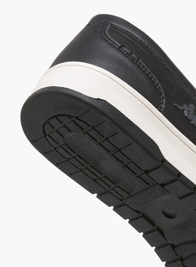 Kappa BLACK Men Logo Slip-On Loafers for Men | Best Price UAE