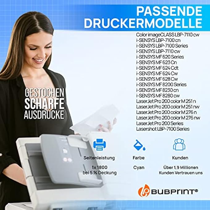 COMPATIBLE TONER TO REPLACE HP 131A CF211A FOR LASERJET PRO 200 COLOR MFP M276NW M276N M251N M251NW CYAN - Image 3