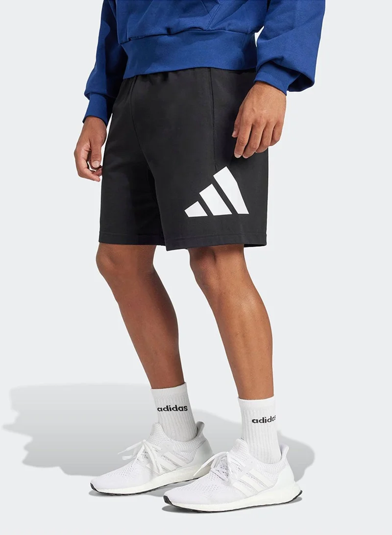 adidas شورت تدريب أسود رجالي