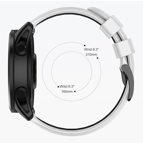 MYSNBKN Compatible with Garmin Forerunner 265 Replacement Band,Quick Release 22mm Watch Band for Forerunner 255,Vivoactive 4,Venu 2,Venu 3 Smartwatch - Image 5