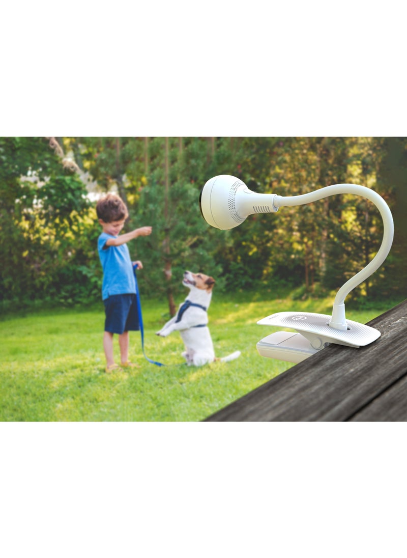 Chillax CHILLAX Giraffe Pro Portable Baby Monitor–Video Baby Monitor for Travel with Battery Base Stand,HD 1080p Camera and 5”Screen, Privacy Protection WiFi ON-Off Switch, Gooseneck Design, Night Vision  - Image 4
