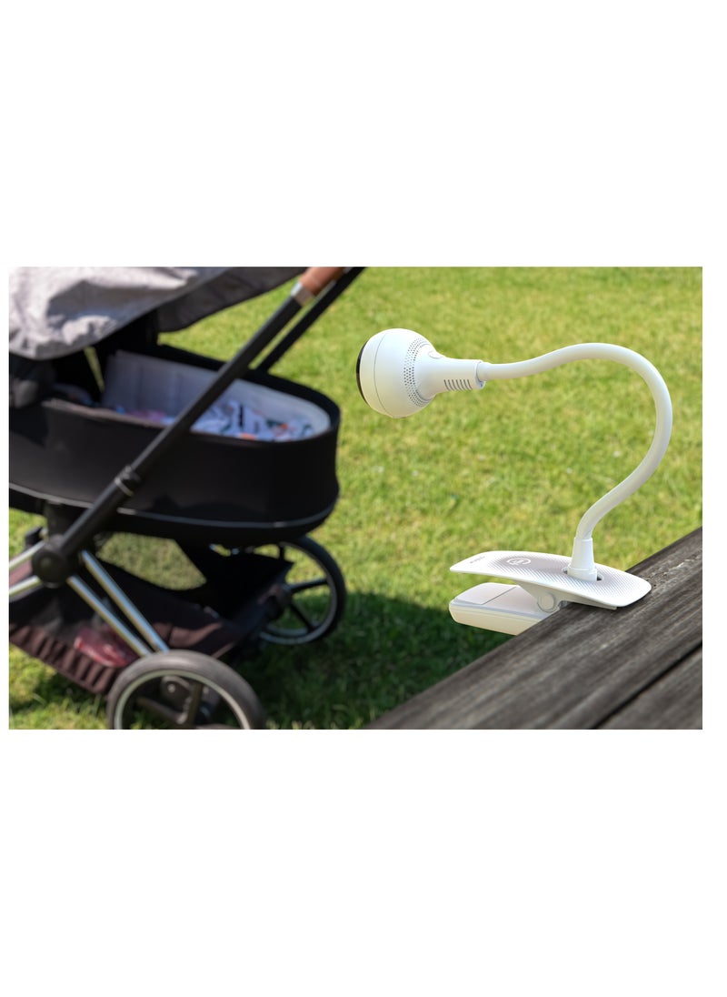 Chillax CHILLAX Giraffe Pro Portable Baby Monitor–Video Baby Monitor for Travel with Battery Base Stand,HD 1080p Camera and 5”Screen, Privacy Protection WiFi ON-Off Switch, Gooseneck Design, Night Vision  - Image 3