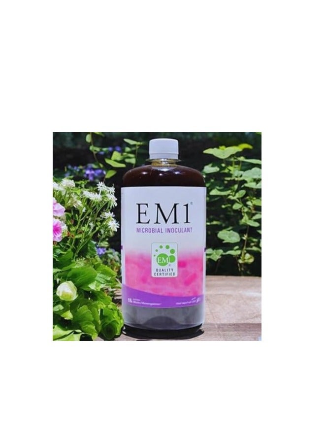 إي إم تعديل التربة الملقحة الميكروبية EM-1 1 لتر لتنشيط التربة باستخدام الكائنات الحية الدقيقة الفعالة EM-1® - Image 1
