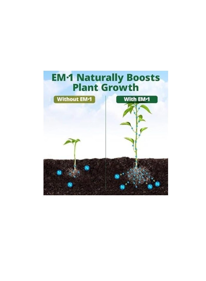 إي إم تعديل التربة الملقحة الميكروبية EM-1 1 لتر لتنشيط التربة باستخدام الكائنات الحية الدقيقة الفعالة EM-1® - Image 5