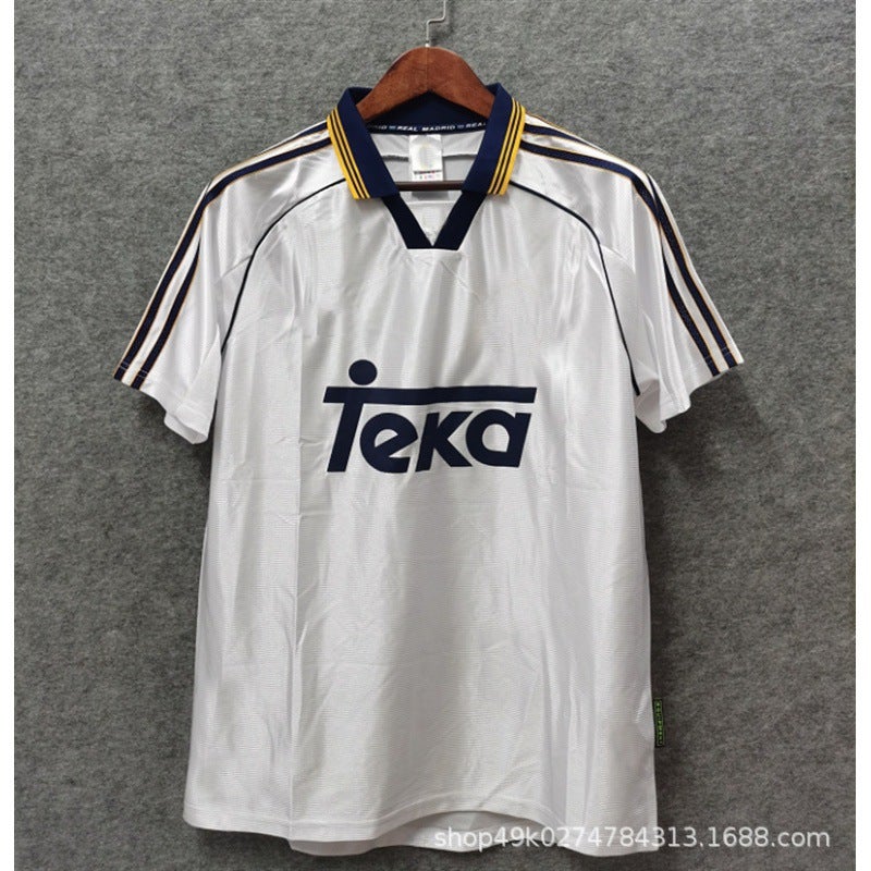 Generic Vintage Royal White Raúl Soccer Jersey White